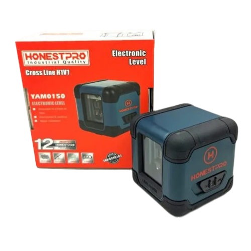 Niveau Laser 2 Lignes Vert H+V a piles HONESTPRO YAM0150 - الصورة 2