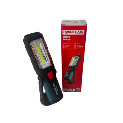 Torche Lampe de travail Professionnel 3W Rechargeable HONESTPRO YAE4013 - الصورة 2