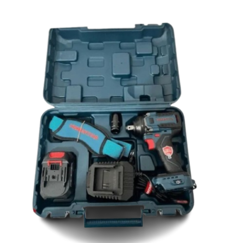 Clé A Choc Boulonneuse Sans Fil 21v Li-Ion BRUSHLESS Avec Batterie 4.0AH 1/2" 1100N.m HONESTPRO YAE6114 - الصورة 3