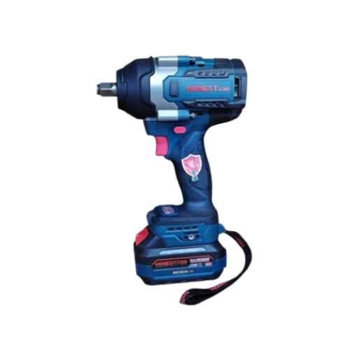 Clé A Choc Boulonneuse Sans Fil 21v Li-Ion BRUSHLESS Avec Batterie 4.0AH 1/2" 1100N.m HONESTPRO YAE6114 - الصورة 2