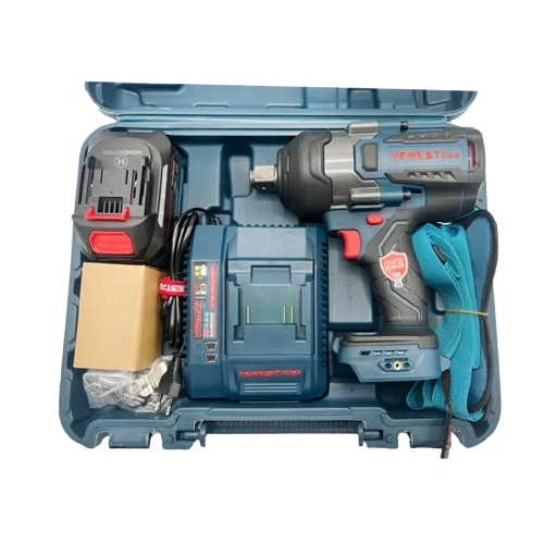 Clé a choc Boulonneuse Sans Fil 21v Li-Ion BRUSHLESS Avec Batterie 6.0AH 3/4″ 1600N.m HONESTPRO YAE6117 - الصورة 2