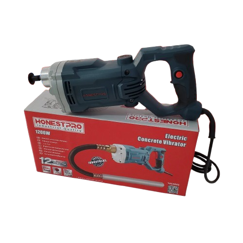 Vibrateur à béton électrique, vibreur du béton portable pour la construction 1200W HONESTPRO YAE2845 - الصورة 2
