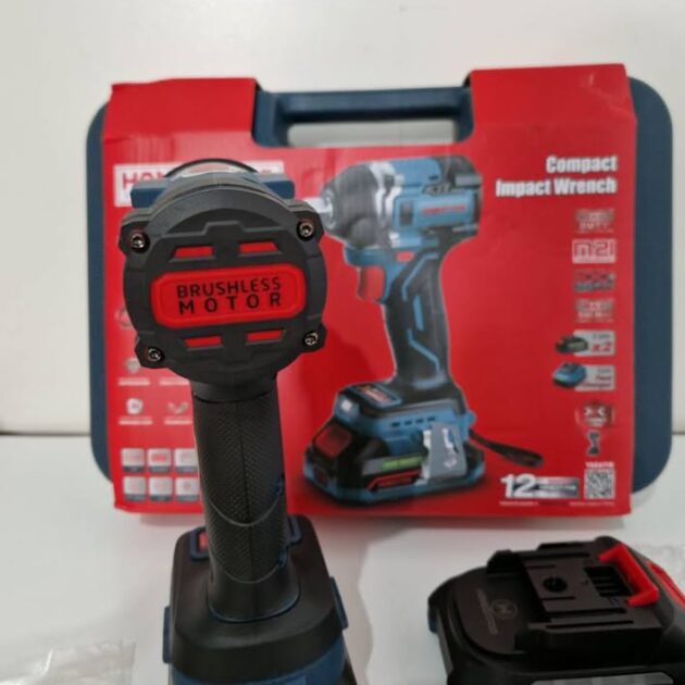 Clé A Choc Boulonneuse Sans Fil 21v Li-Ion BRUSHLESS Avec 2 Batterie 2.0AH 550N.m HONESTPRO YAE6118 - الصورة 4