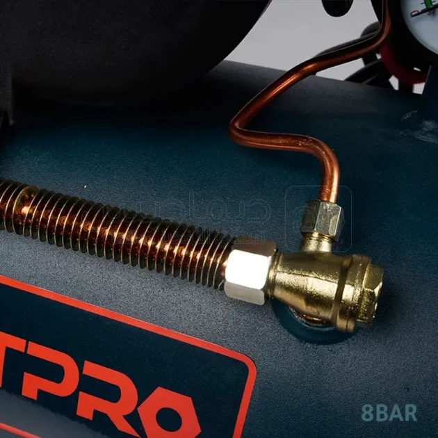 Compresseur d'air 50L 2000W 8bar HONESTPRO YAE2761 - الصورة 6