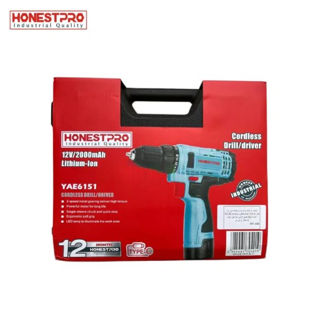 Visseuse a batterie 12V avec 28PCS Accessoires HONESTPRO YAE6151 - الصورة 5