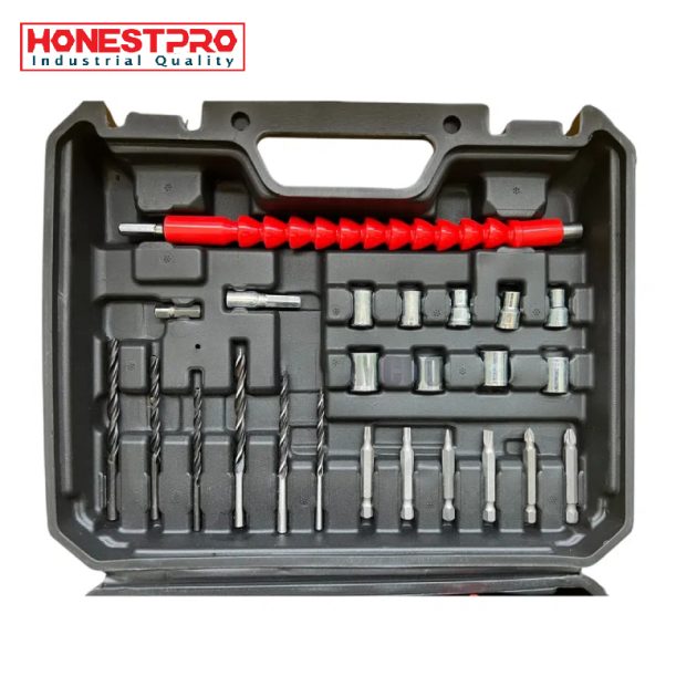 Visseuse a batterie 12V avec 28PCS Accessoires HONESTPRO YAE6151 - الصورة 6