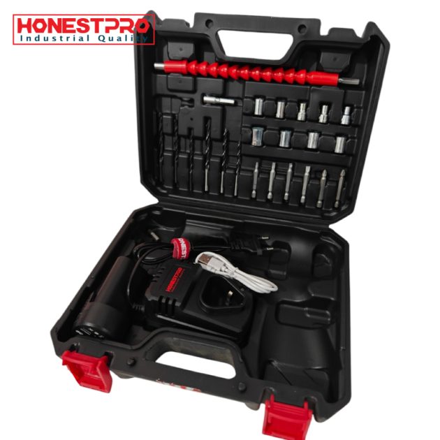 Visseuse a batterie 12V avec 28PCS Accessoires HONESTPRO YAE6151 - الصورة 7