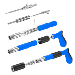 Pistolet a clous en acier machine de tir a ongles pénètre le mur et le fer 50pcs POWERBLU | YAE1080 - الصورة 4