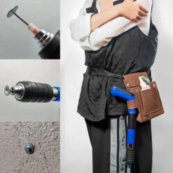 Pistolet a clous en acier machine de tir a ongles pénètre le mur et le fer 50pcs POWERBLU | YAE1080 - الصورة 9