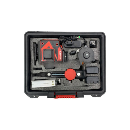 Niveau laser vert auto-nivelant 4D 16 lignes (2V-2H) 360° portée maximale 20m avec accessoires et valise HONESTPLUS YAM0197 - الصورة 6