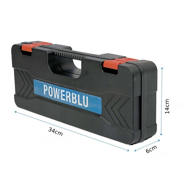 Pistolet a clous en acier machine de tir a ongles pénètre le mur et le fer 50pcs POWERBLU YAE1080 - الصورة 7