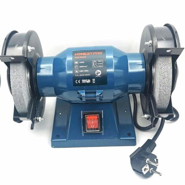 Touret à meuler électrique de 120W, équipé d'une meule de 150mm et d'une vitesse de rotation de 2850 tr/min HONESTPRO YAE0520 - الصورة 2