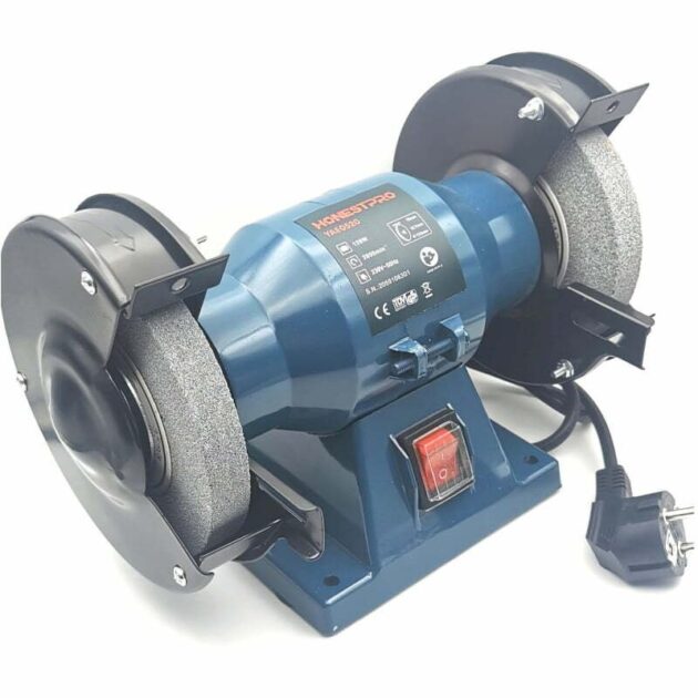 Touret à meuler électrique de 120W, équipé d'une meule de 150mm et d'une vitesse de rotation de 2850 tr/min HONESTPRO YAE0520 - الصورة 3