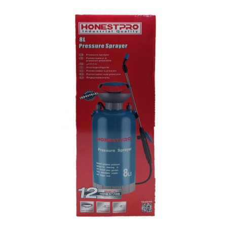 Pulvérisateur à pression de 8L HONESTPRO YAA0146 - الصورة 3