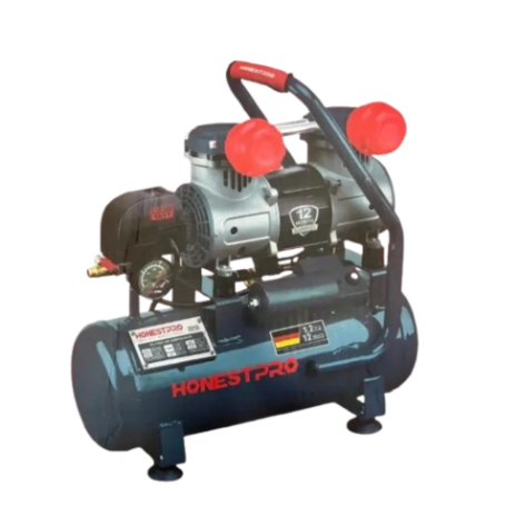 Compresseur d'air silencieux 12L HONESTPRO YAE2786 - الصورة 2
