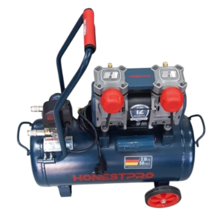 Compresseur d’air silencieux 50L 1500W 8Bar HONESTPRO YAE2788 - الصورة 2