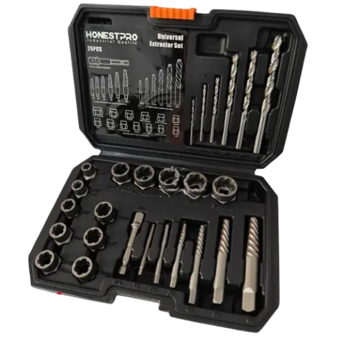 Kit Extracteur boulon 26 pièces HONESTPRO YAT2601 - الصورة 2