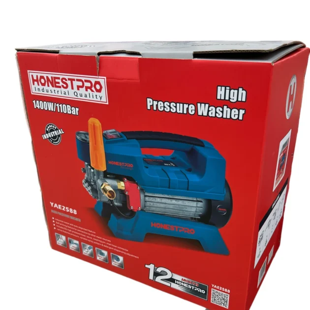 Pompe à nettoyage haute pression 1400W 110Bar HONESTPRO YAE2588 - الصورة 3